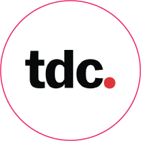 Logo for Type Directors Club (TDC), an organisation on-IDLE is a member of