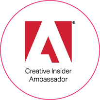 Logo for Adobe, for who on-IDLE are Creative Insider Ambassadors