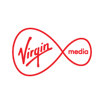 Logo of UK telecoms provider Virgin Media, a client of on-IDLE.
